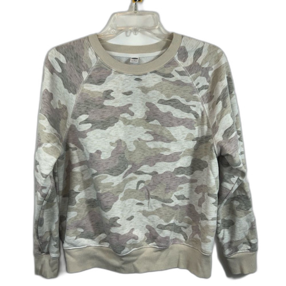 Old Navy Cream Camo Sweater 0473 - Picture 1 of 6